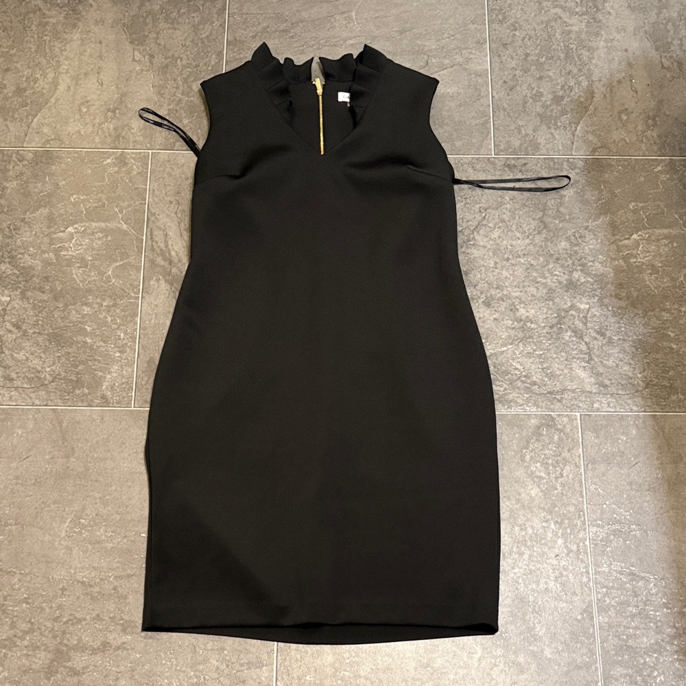 Calvin Klein Collection Black Midi Dress